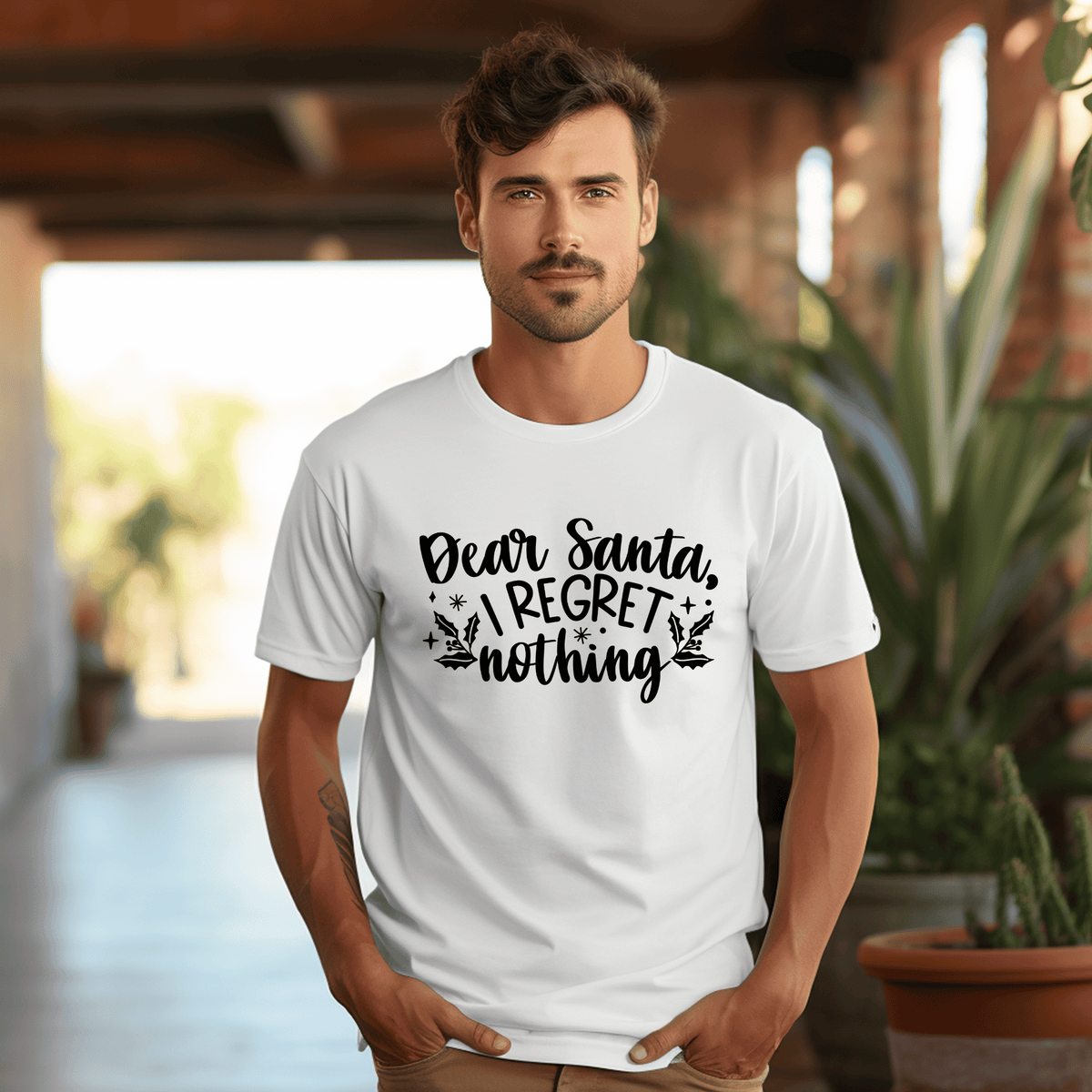 T Shirt - Dear Santa I Regret Nothing