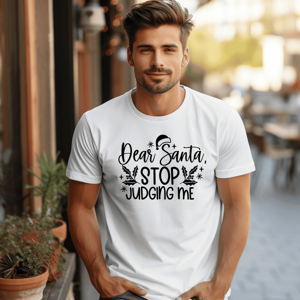 T Shirt - dear Santa It was Just a Phase