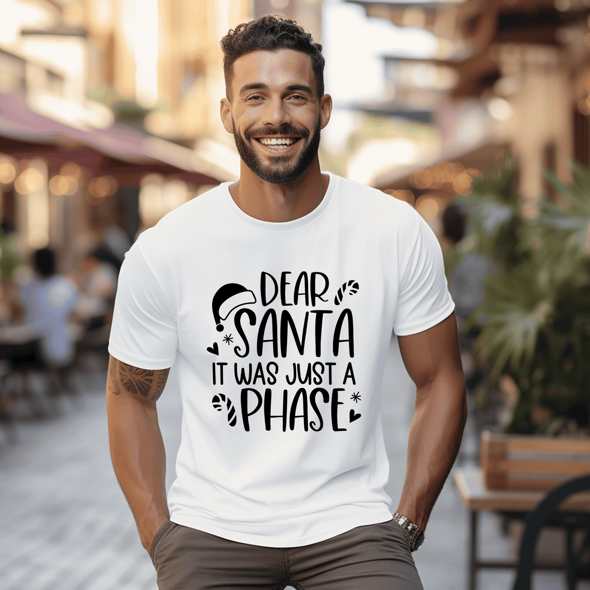 T Shirt - Dear Santa Just Leave Your Credit Card Under The Tree