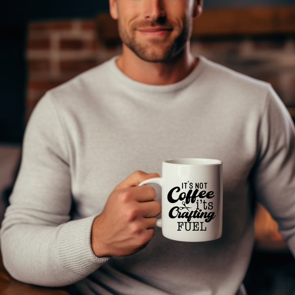 Funny Coffee Mugs | It's Not Coffee It's Crafting Fuel