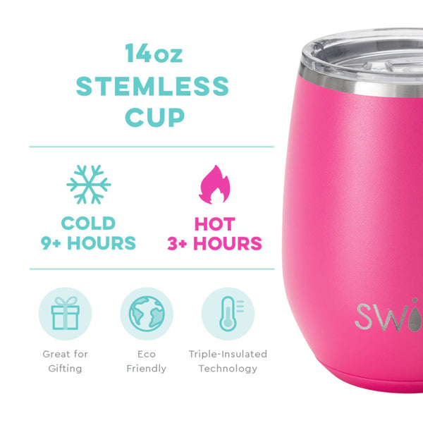 PERSONALIZED SWIG STEMLESS CUP