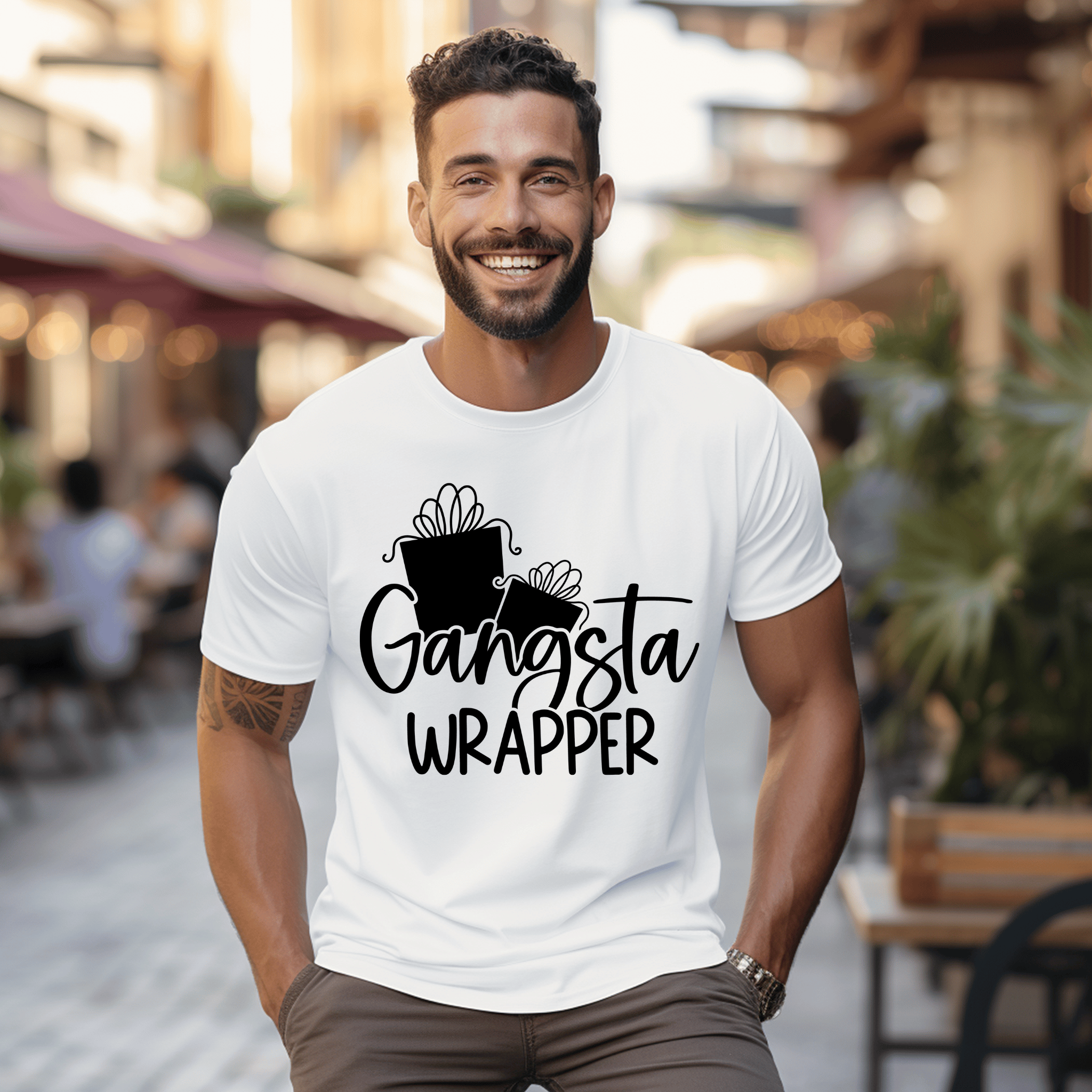 T Shirt - Gangsta Wrapper