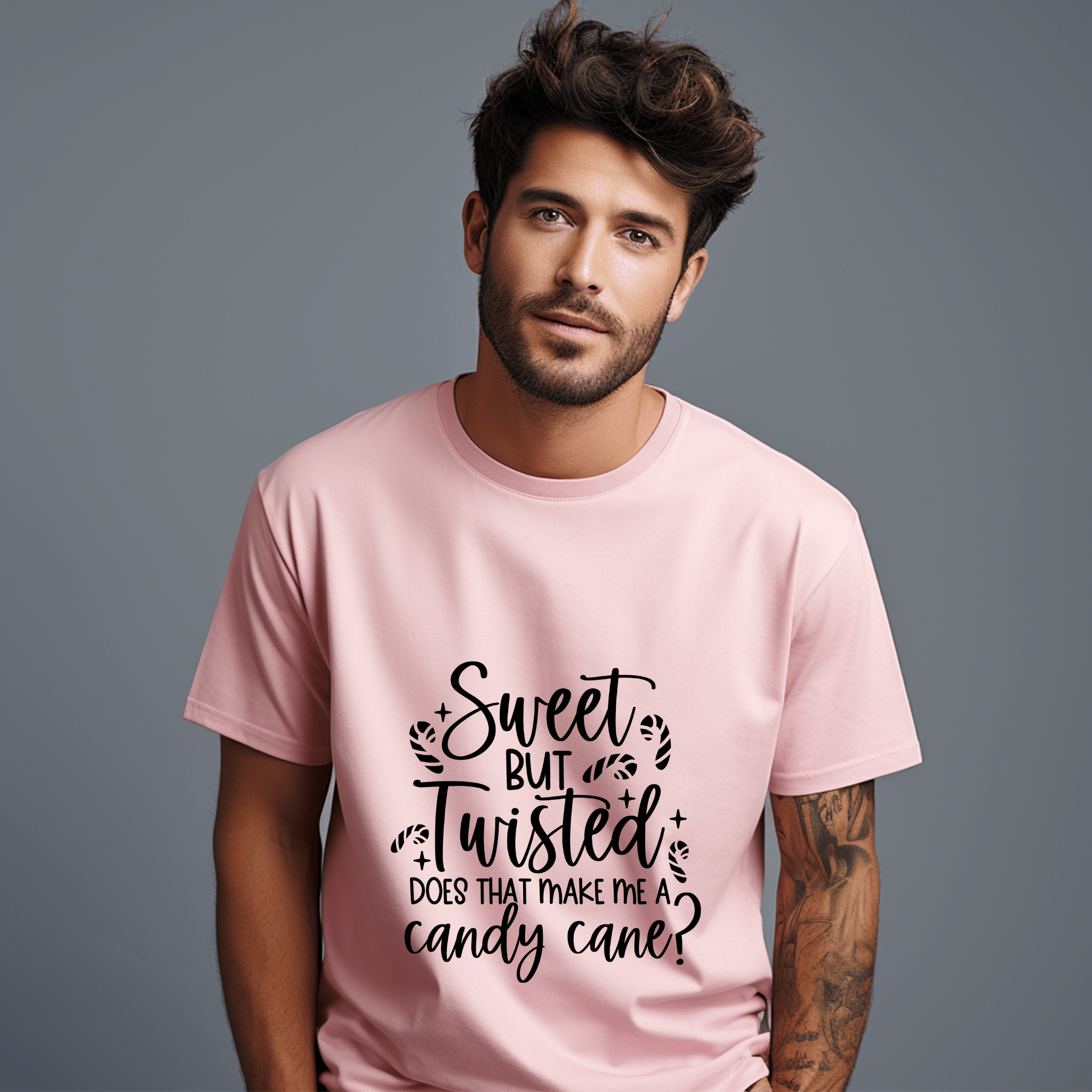 T Shirt - Sweet But Twisted Does That Make Me a Candy Cane