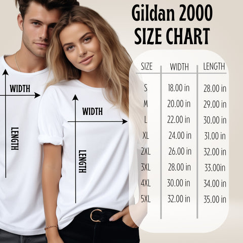 Custom Adult Unisex Gildan 2000 T-Shirts