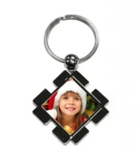 Sublimation Keychain - Diamond 1" x 1"