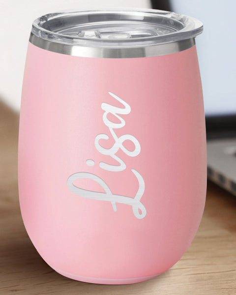 PERSONALIZED SWIG STEMLESS CUP