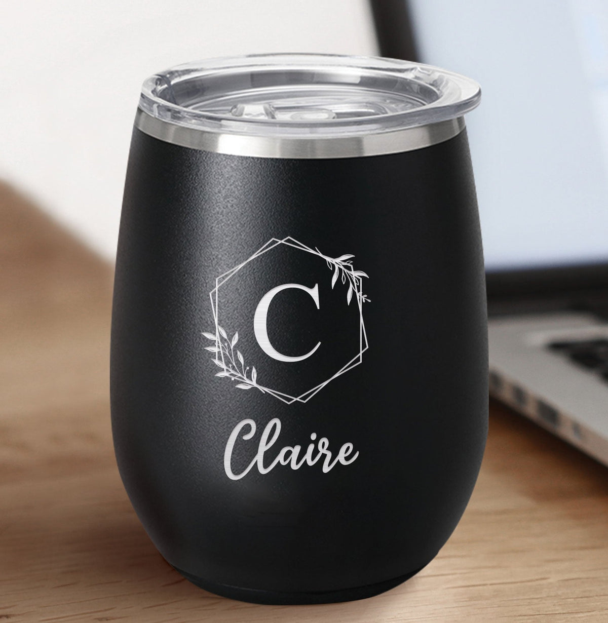 PERSONALIZED SWIG STEMLESS CUP
