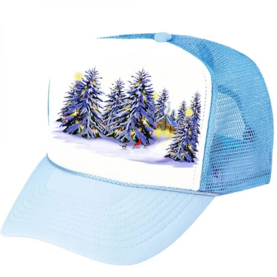 Baseball Cap Cool Blue/White