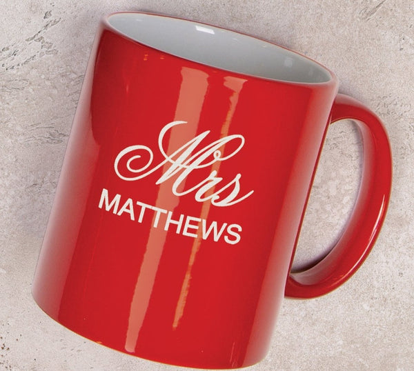 PERSONALIZED CERAMIC MUG 11 OZ.