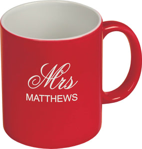 PERSONALIZED CERAMIC MUG 11 OZ.