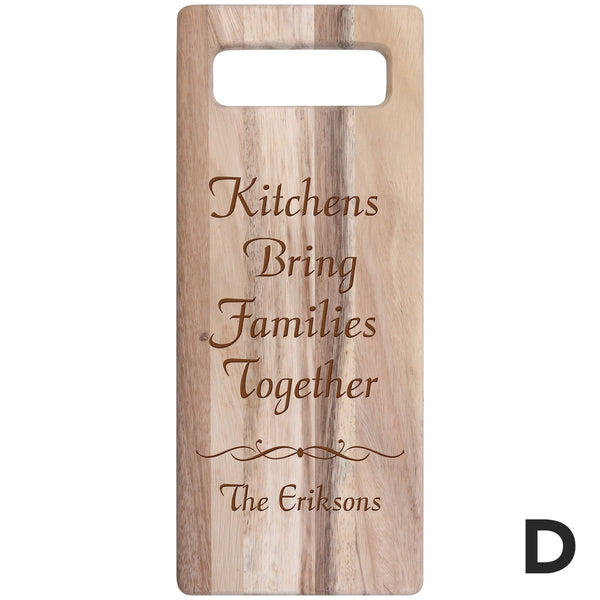 PERSONALIZED ACACIA CUTTING BOARD