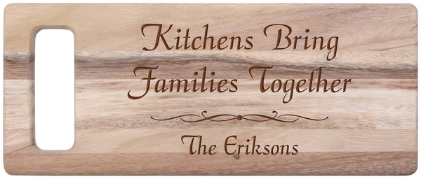 PERSONALIZED ACACIA CUTTING BOARD