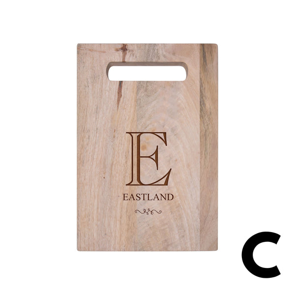 PERSONALIZED ACACIA CUTTING BOARD