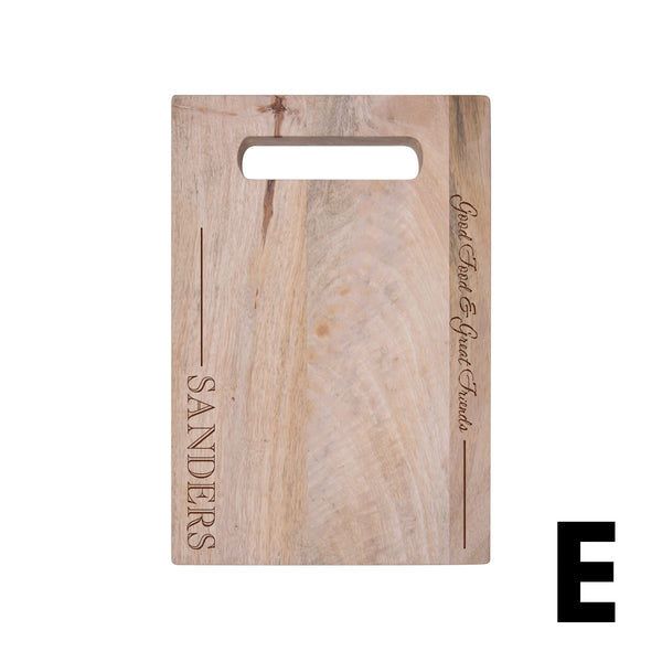 PERSONALIZED ACACIA CUTTING BOARD