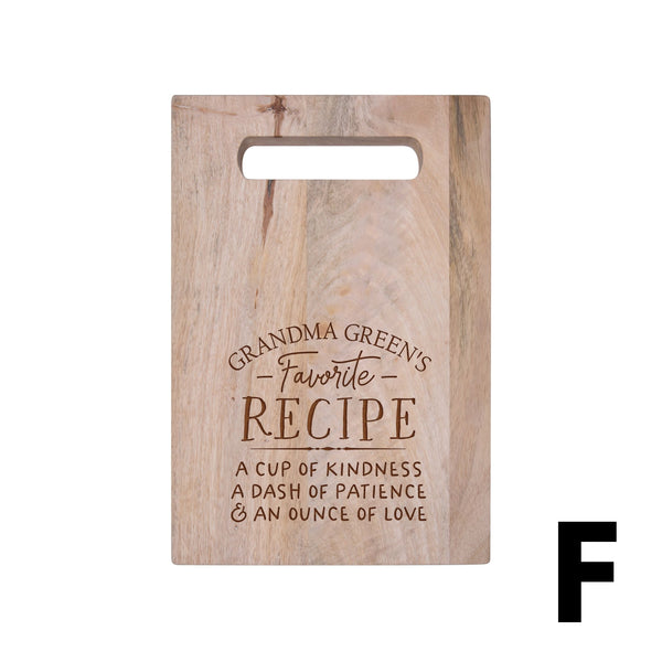 PERSONALIZED ACACIA CUTTING BOARD