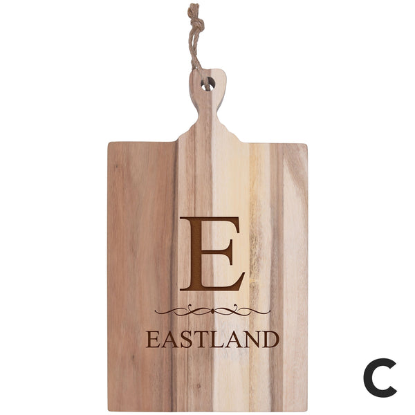 PERSONALIZED BAMBOO CUTTING BOARD