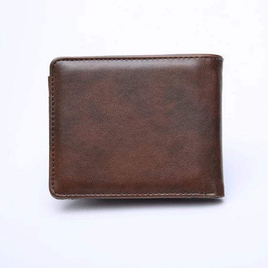 P/U LEATHER MEN'S WALLET w ID Slot