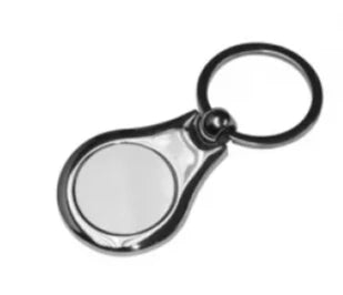 Sublimation Round Key Ring