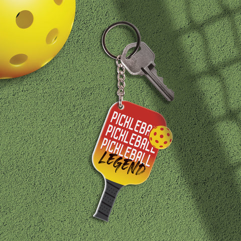 Pickleball Legend Key Chain