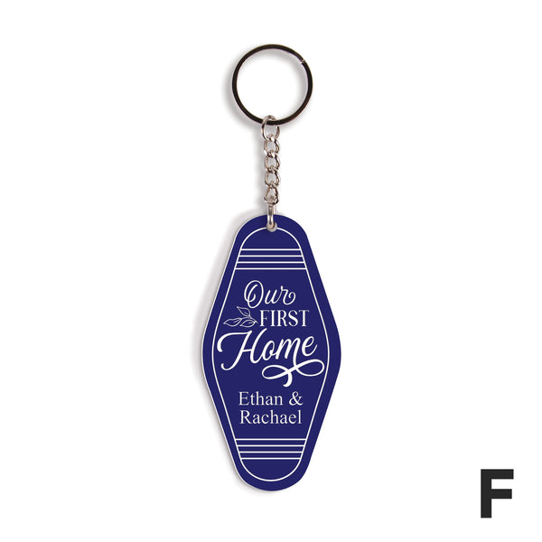 Personalized  Vintage Keychain