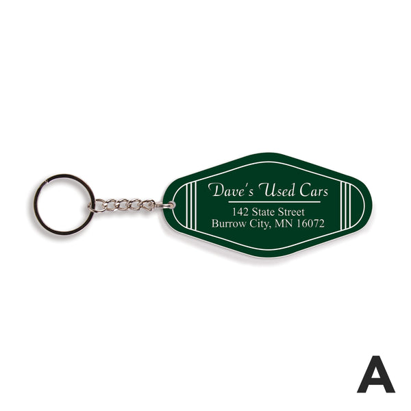 Personalized  Vintage Keychain