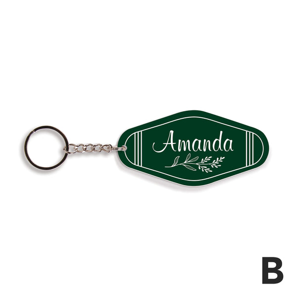 Personalized  Vintage Keychain