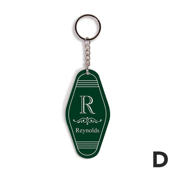 Personalized  Vintage Keychain