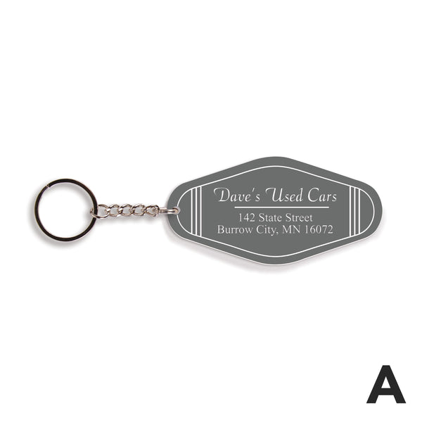 Personalized  Vintage Keychain