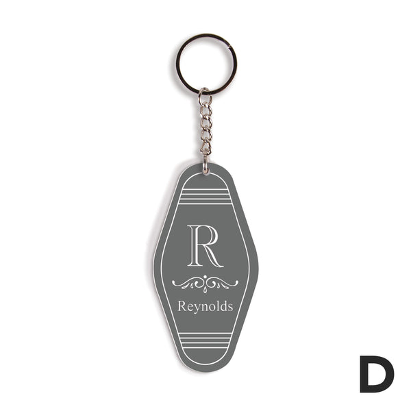 Personalized  Vintage Keychain