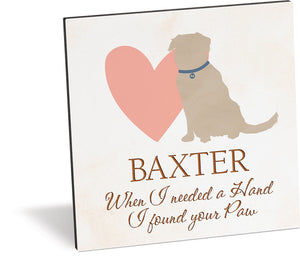 Personalized Pet Plaque