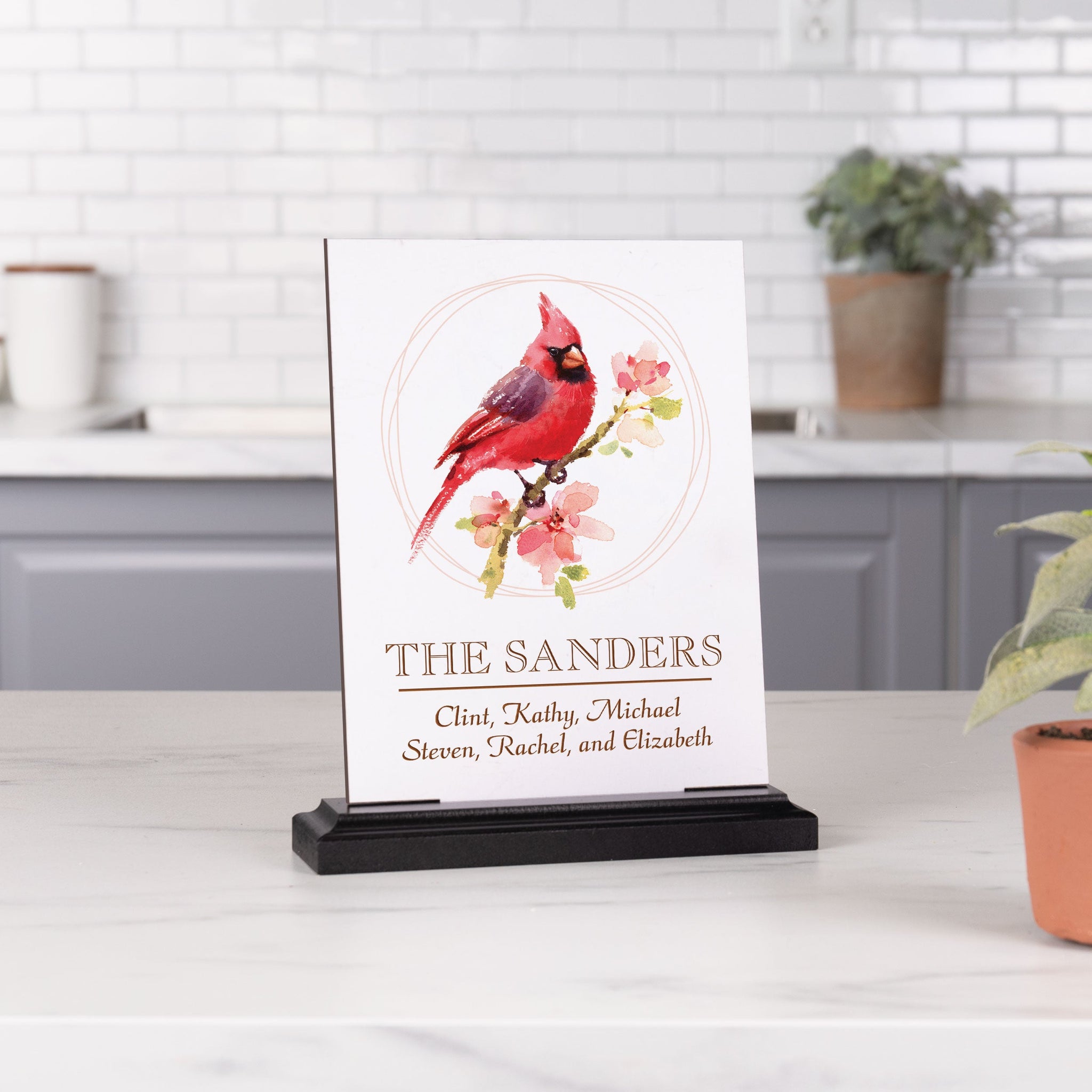 Personalized Cardinal Sign