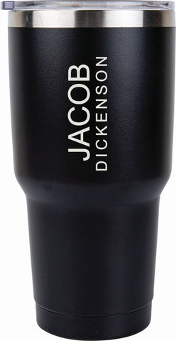Personalized Black Tumbler 24 oz.
