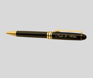 Personalized Black Metal Pen