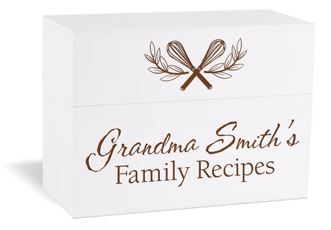 Personalized Recipe Box