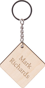 Personalized Maple Key Chain