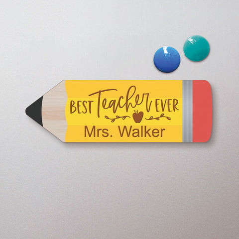 Personalized Pencil Magnet