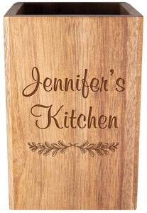 Personalized Utensil Holder