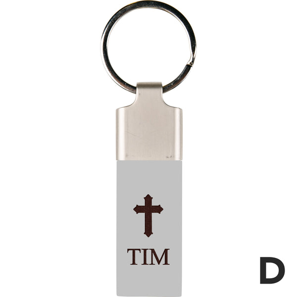 Personalized Wood Key Chain