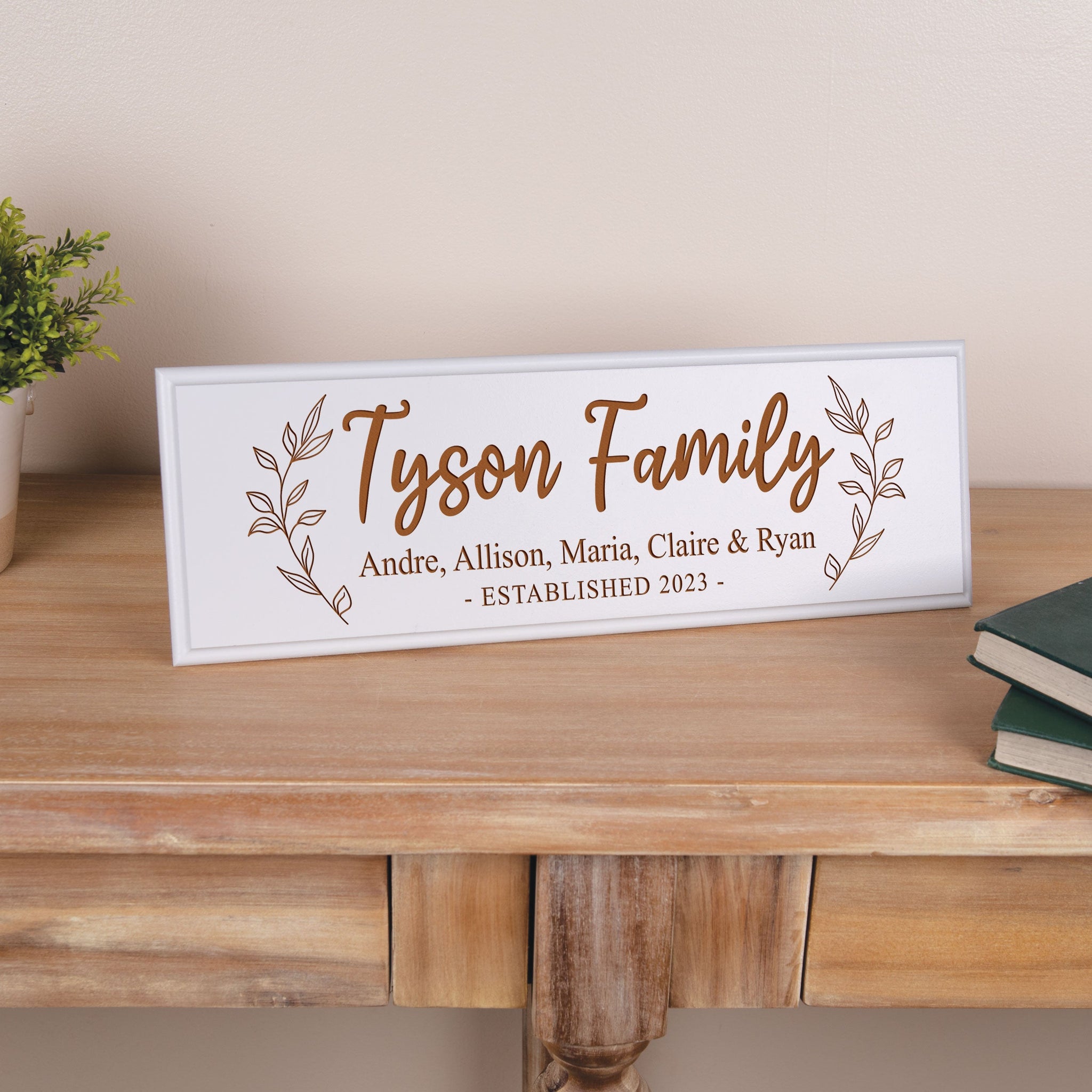 Personalized Ornate Plaque