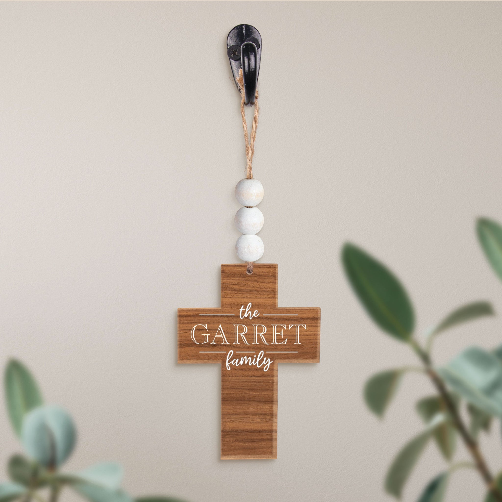 Personalized Cross Ornament