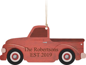 Personalized Truck Ornament