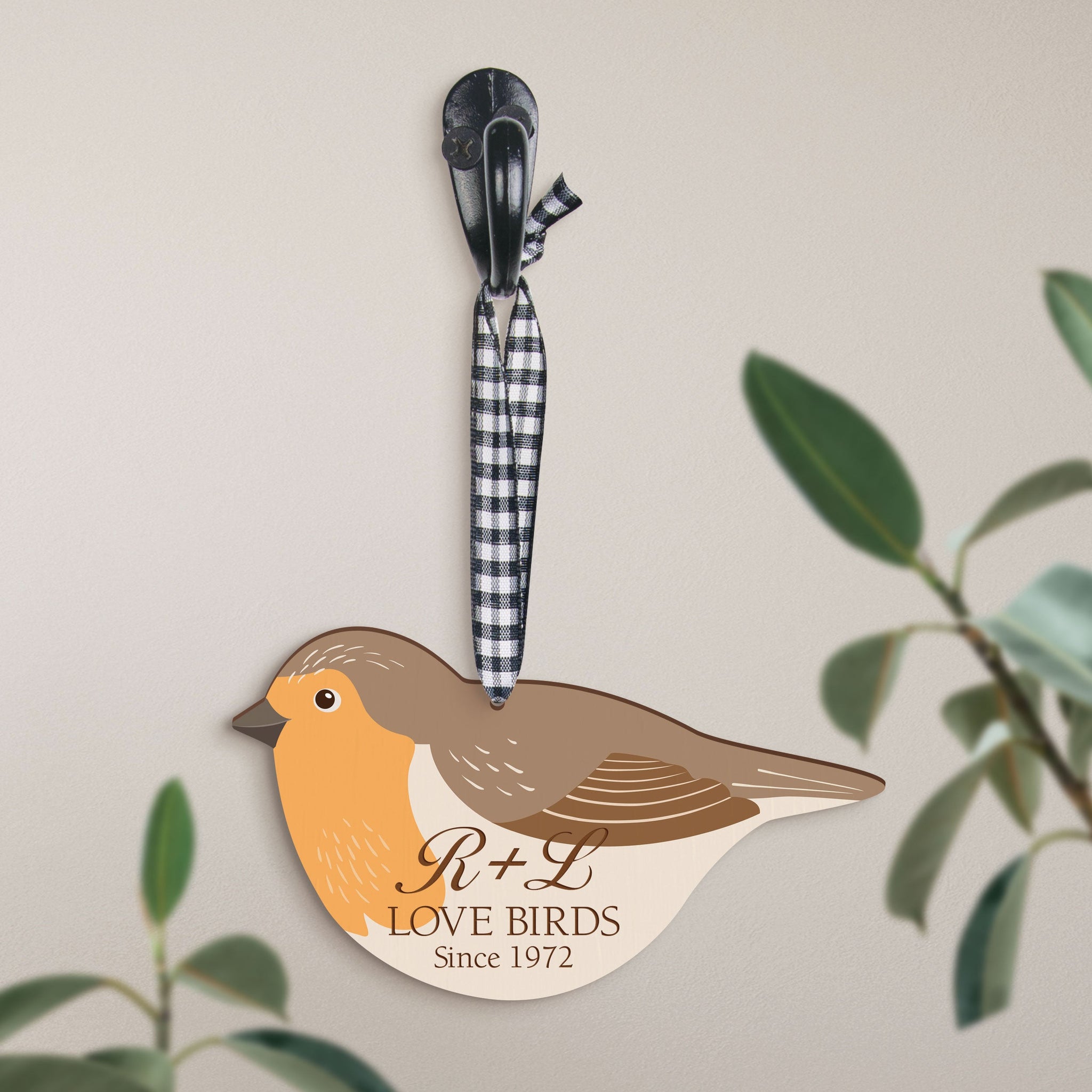 Personalized Bird Ornament