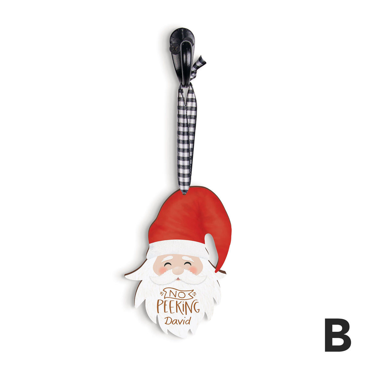 Personalized Santa Ornament