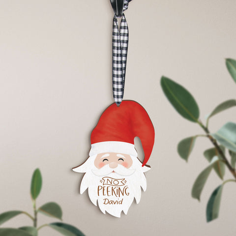 Personalized Santa Ornament