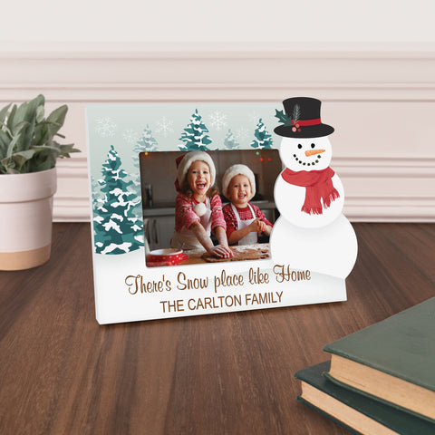 Personalized Snowman Photo Frame