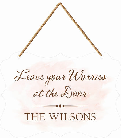 Personalized Large Boutique Hanging Sign