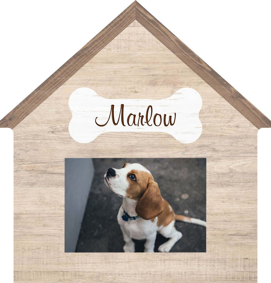 Personalized Dog House Photo Frame (2x3 Photo)