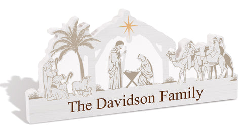 Personalized Nativity Sign