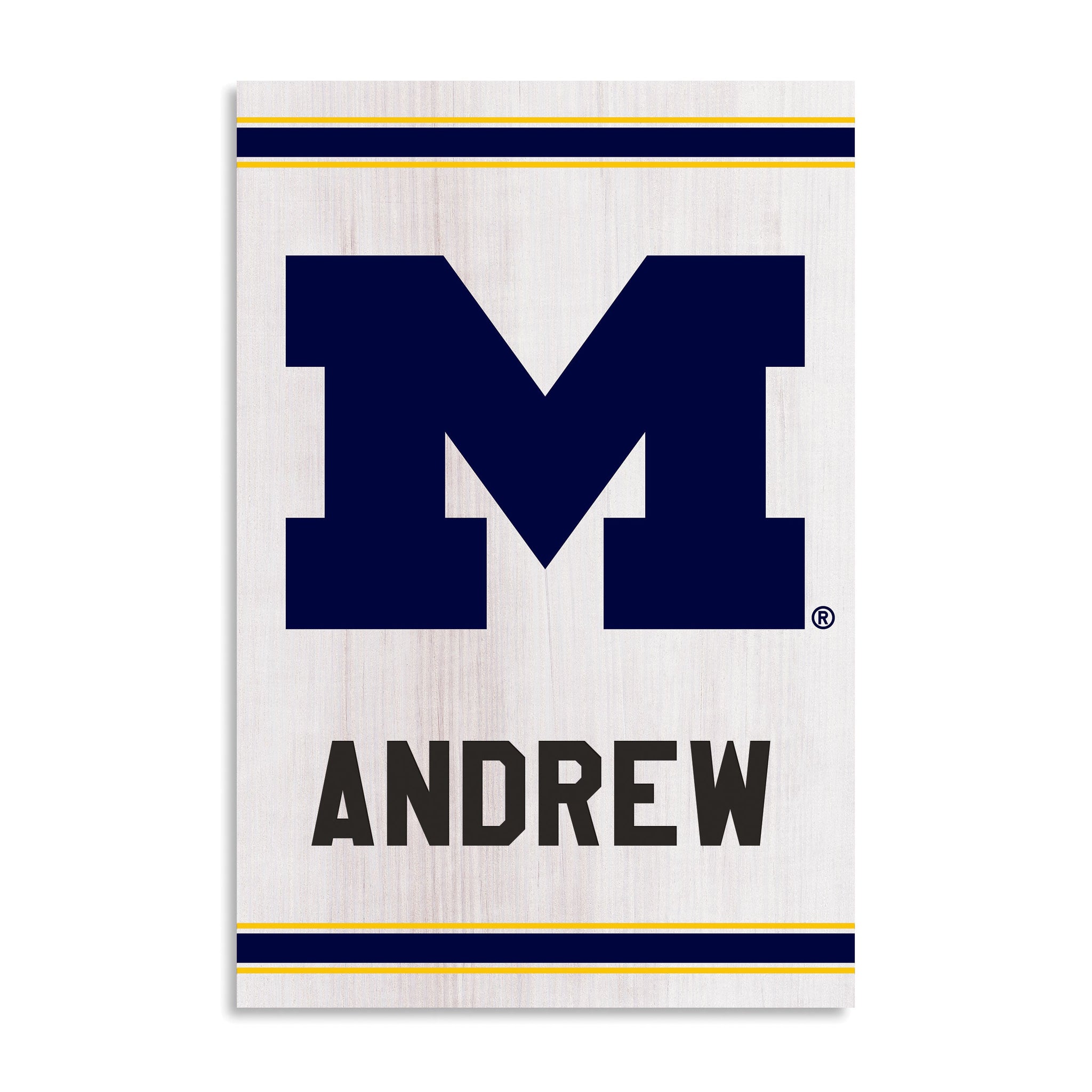 Personalized Michigan Wolverines Wall Décor