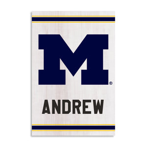 Personalized Michigan Wolverines Wall Décor